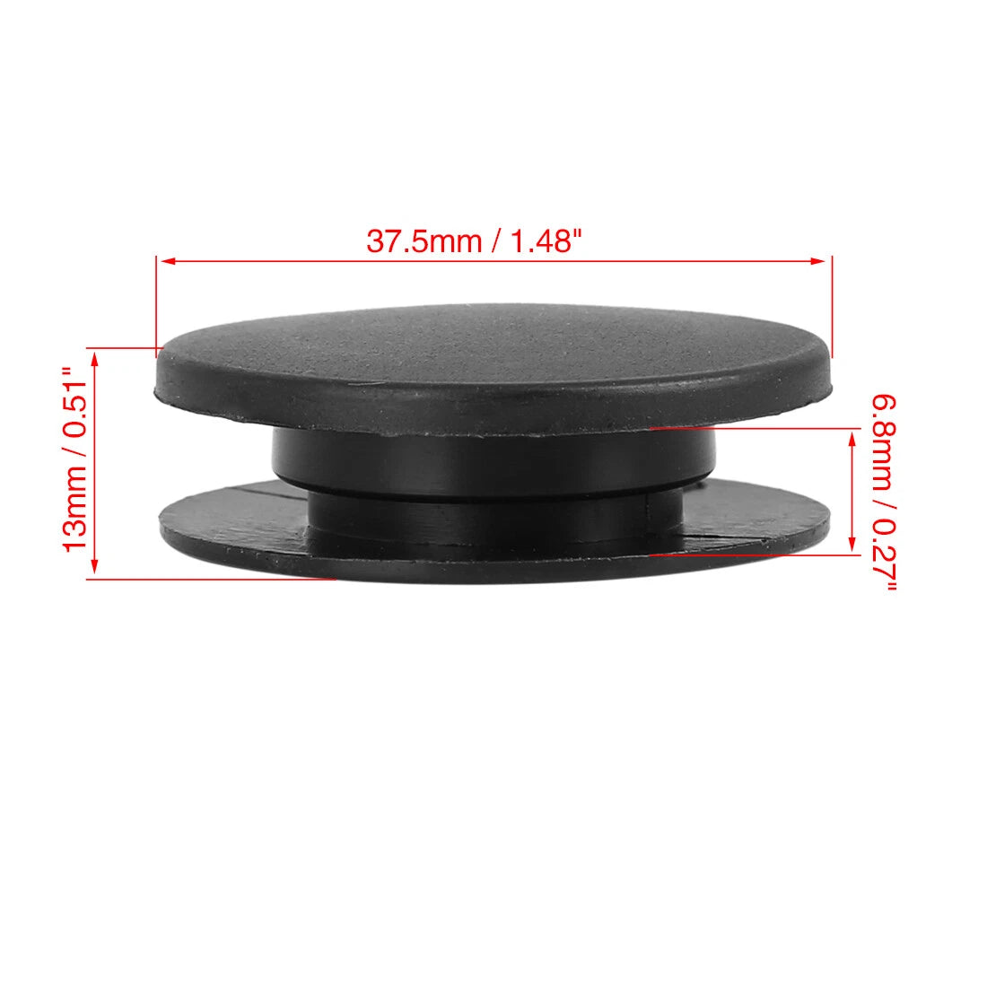 4 x Car Floor Mat Clips Black 1.48 Inch for Mercedes GLK SLK ML RS (2008-2015)