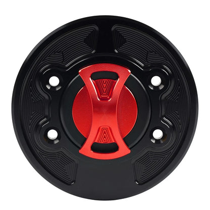 Red Fuel Gas Tank Cap Cover for BMW S1000RR, S1000R, HP2 SPORT (2010-2016)