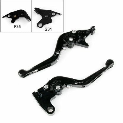 Adjustable Brake Clutch Lever for Suzuki B-King (2008-2011) Black