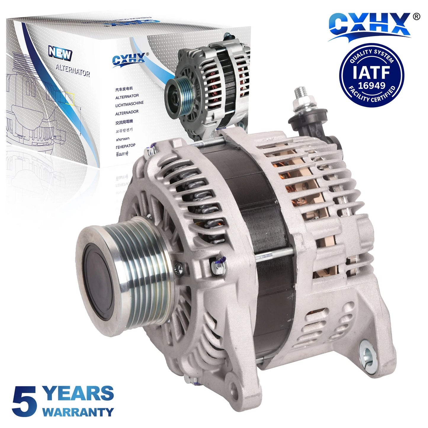 Alternator for Nissan Navara D40, Pathfinder R51, YD25DDTI 2.5L Diesel (05-14)