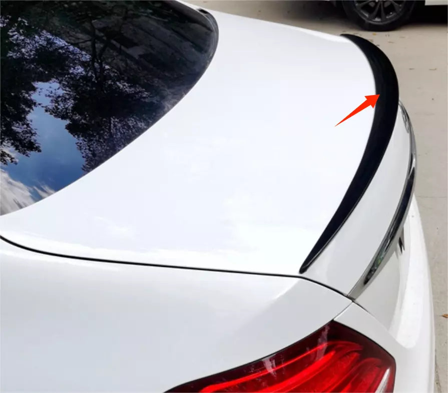 Boot Rear Spoiler Glossy Black for Mercedes Benz E-Class W213 (2016-2022)