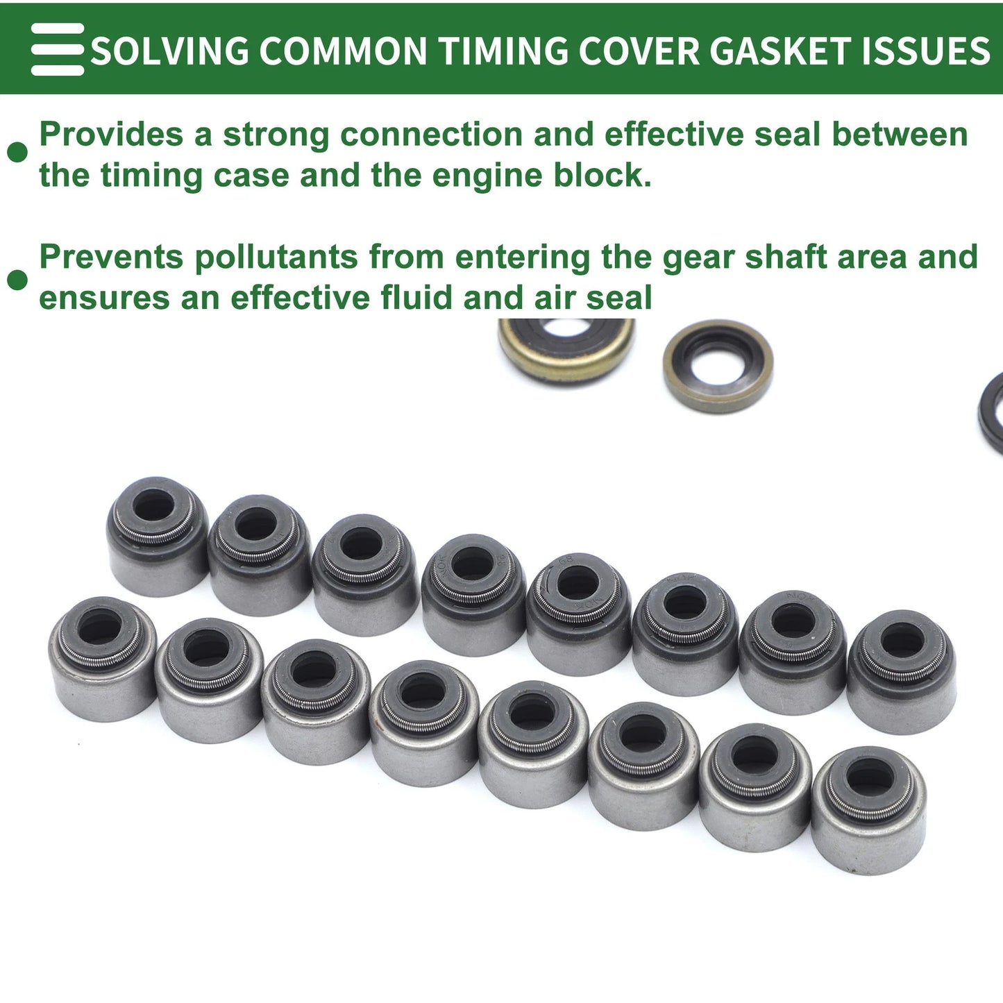 Engine Valve Cover Gasket Kit for Toyota Prius 1.8L L4 (2010-2020) 1 Set