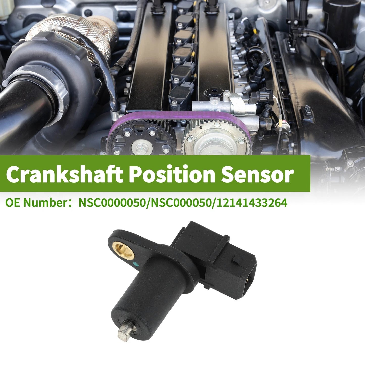 Crankshaft Position Sensor for BMW X5 4.4L E53 (2000-2003) 1 x Black Sensor