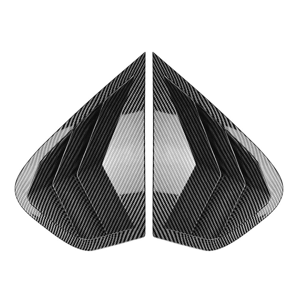 Carbon Fiber Rear Window Louver Cover Trim for BMW X6 E71 E72 (2008-2014)