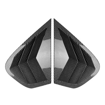Carbon Fiber Rear Window Louver Cover Trim for BMW X6 E71 E72 (2008-2014)
