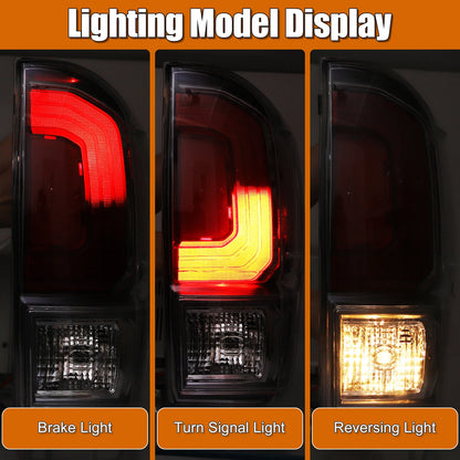 Left Right Tail Light Assembly for Toyota Tacoma (2005-2023)