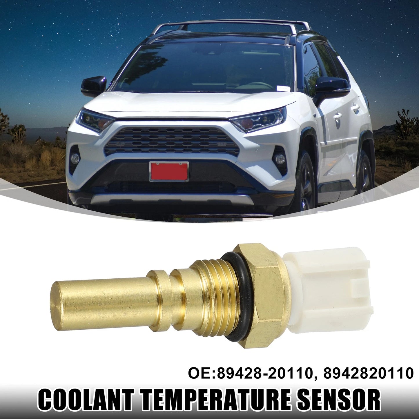 Coolant Temperature Sensor with Gasket for Toyota RAV4