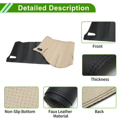 Dashboard Cover for BMW 5 (2010-2016) Black Mat Carpet