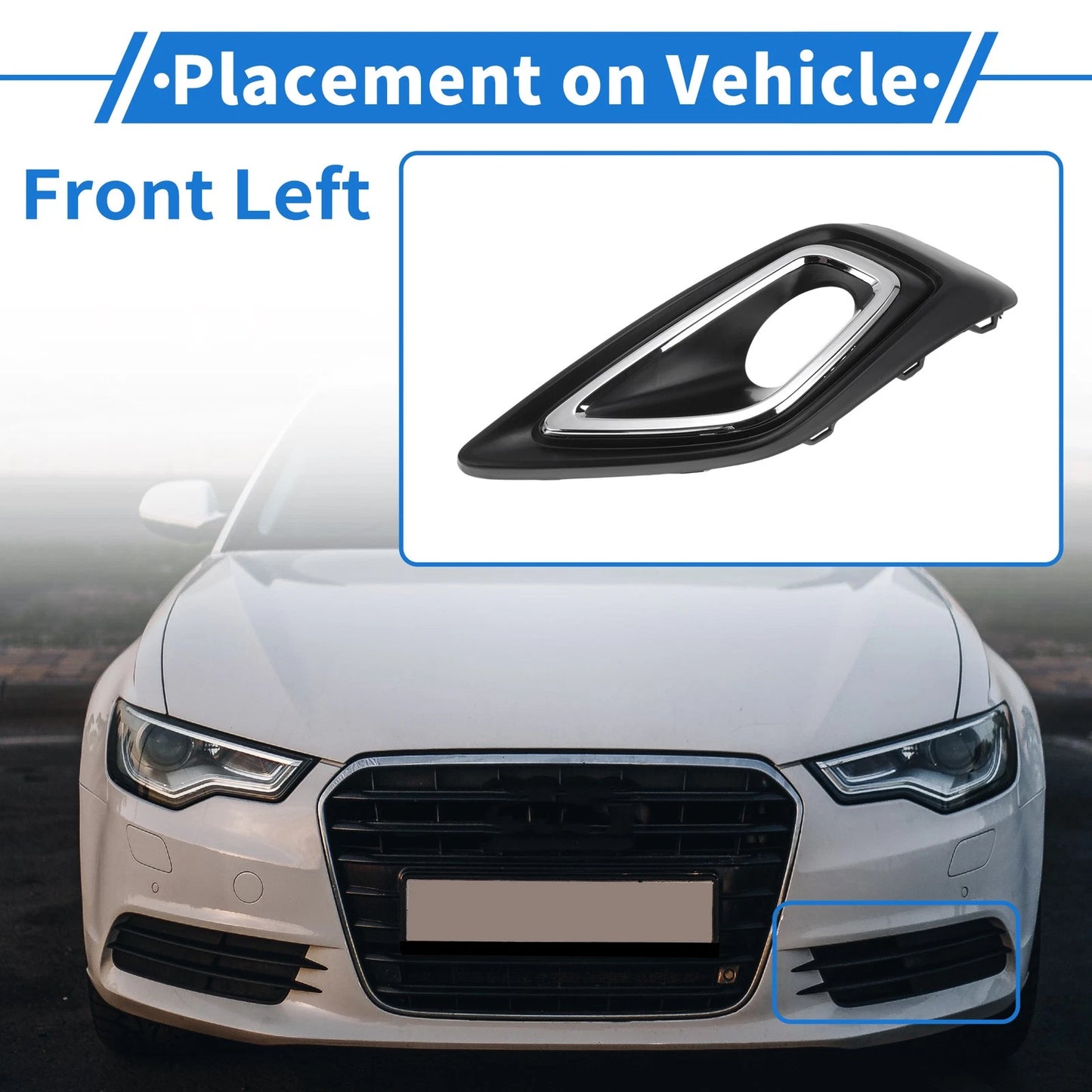 Front Left Fog Light Grill for Honda Jade (2013-2016)