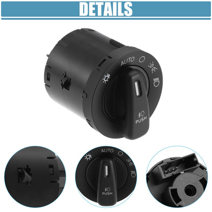 Headlight Switch / Dimmer for Dodge Durango Black