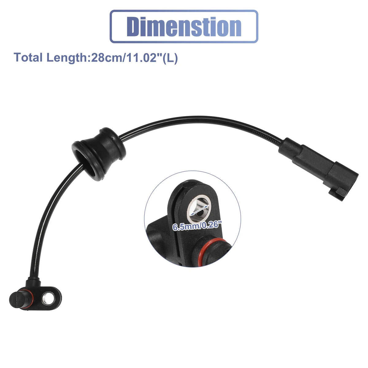 Rear Left & Right ABS Wheel Speed Sensors for Chevrolet