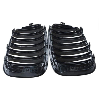 Glossy Black Front Bumper Kidney Grilles for BMW X3 (2011-2017)