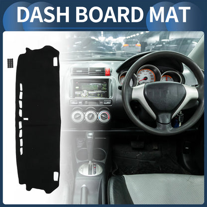 Dashboard Cover Mat for Honda Fit GR1-GR8 (2020-2024) Black 1 Set