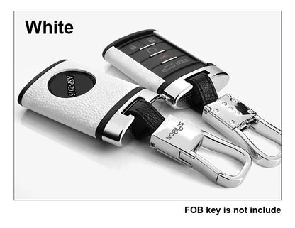 Remote Leather FOB Key Case Protect Shell Fit For CADILLAC SRX XTS CTS ATS CT5