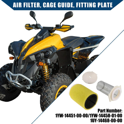 1 Set Air Filter Guide End Cap for Yamaha Big Bear 350 (1987–2000)