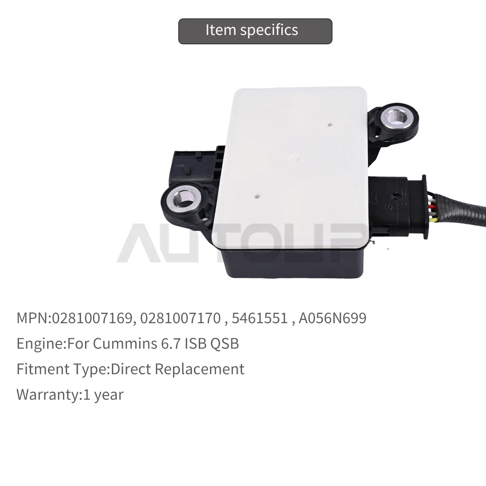 Exhaust / 1x / Exhaust Particulate Sensor for Cummins 6.7 ISB QSB