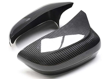 Overlay Real Carbon Fiber Side Rearview Mirror Cover Fit For BMW F90 M5 2019+
