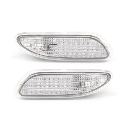 2 x Clear Side Indicator Lights for Mercedes Benz C Class W203 (2001-2007)