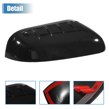 Gloss Black Top Half Mirror Covers  for Ford Explorer (2011-2015)
