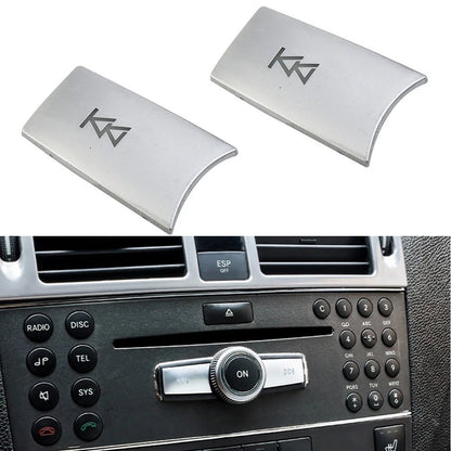 Button Covers Silver for Mercedes W204 W212 (2007–2016)