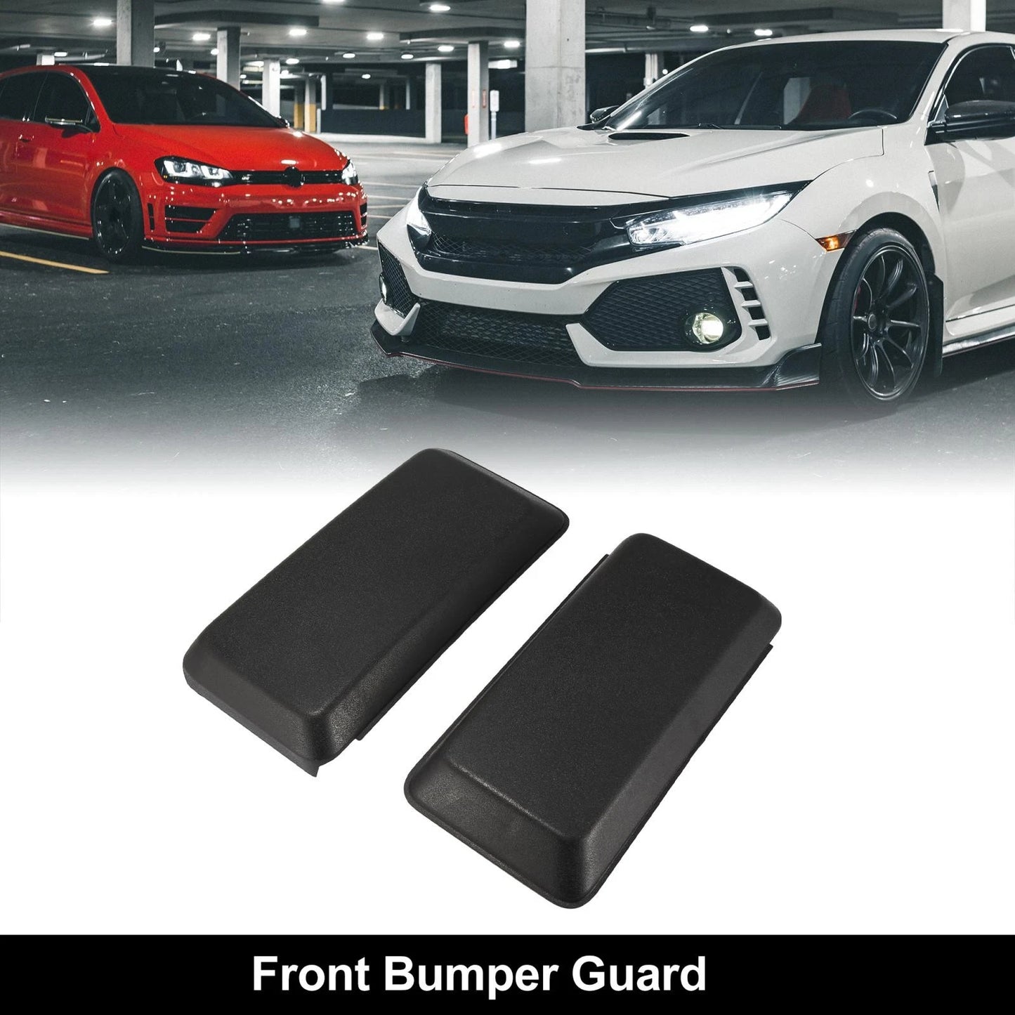 2 x Front Bumper Guard Pads Covers for Ford F-150 (2018-2020)