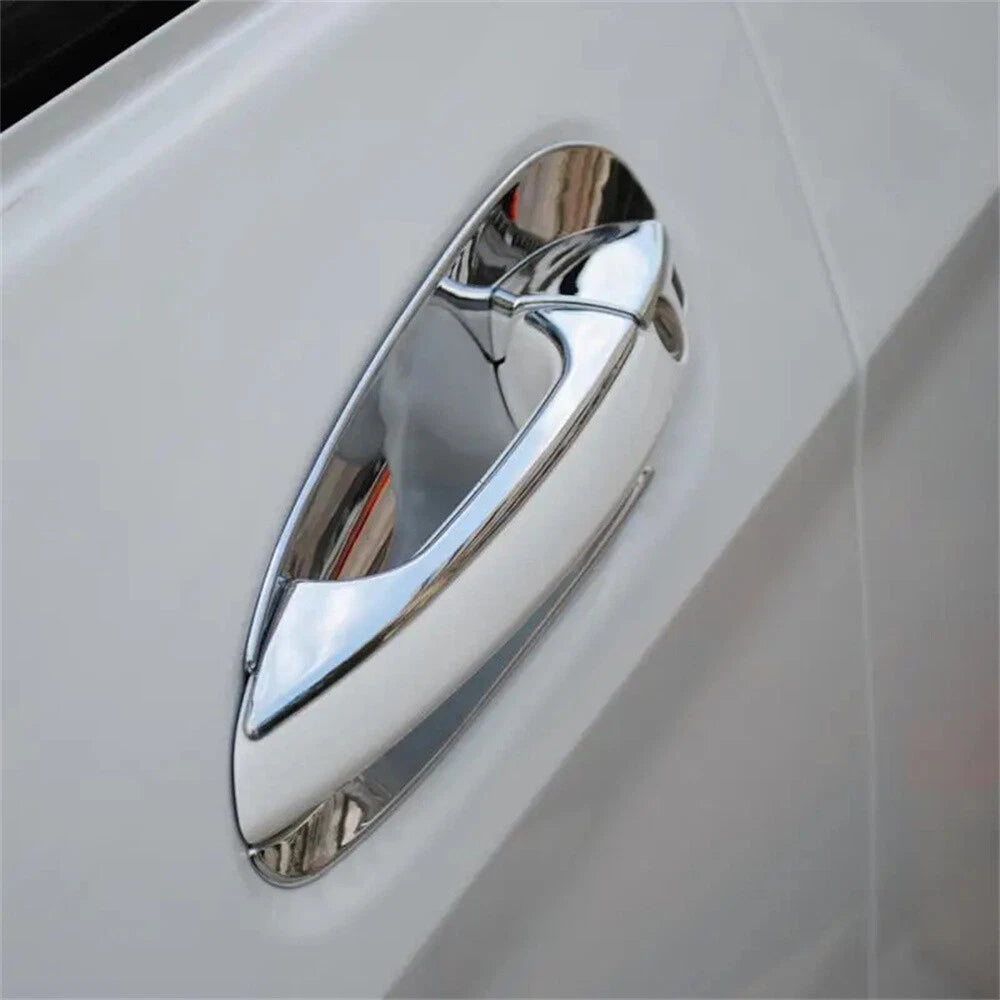 4 Pcs Chrome Door Handle Bowl Cover Trim for Benz B C E GLK ML GL GLE GLS