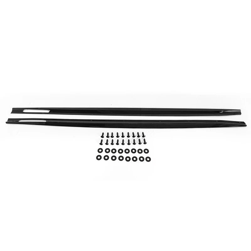 Glossy Black Side Skirts Extensions for 2020+ BMW 4 Series G22 G23 M440i 430i