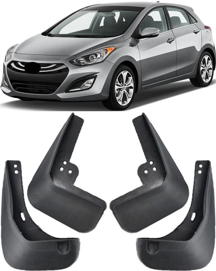 4X Front & Rear Splash Guards Mud Flaps Fender for Hyundai Elantra GT (2013–2017)