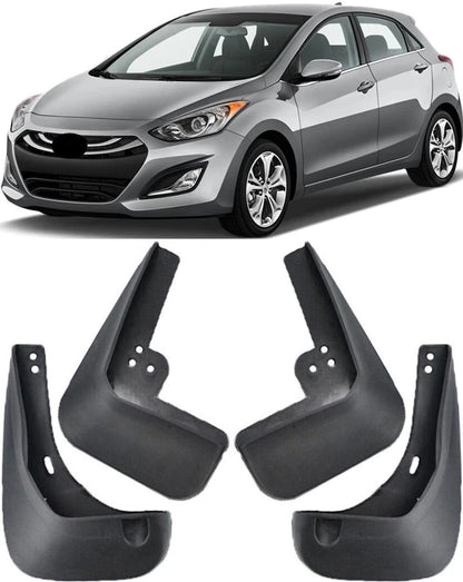 4X Front & Rear Splash Guards Mud Flaps Fender for Hyundai Elantra GT (2013–2017)