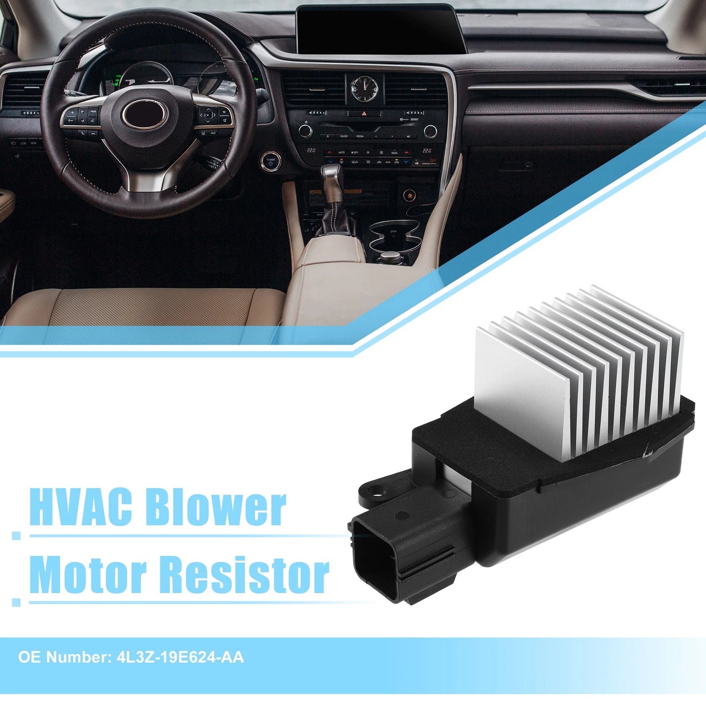 HVAC Blower Motor Resistor for Ford F-150 FX2 (2004-2008)