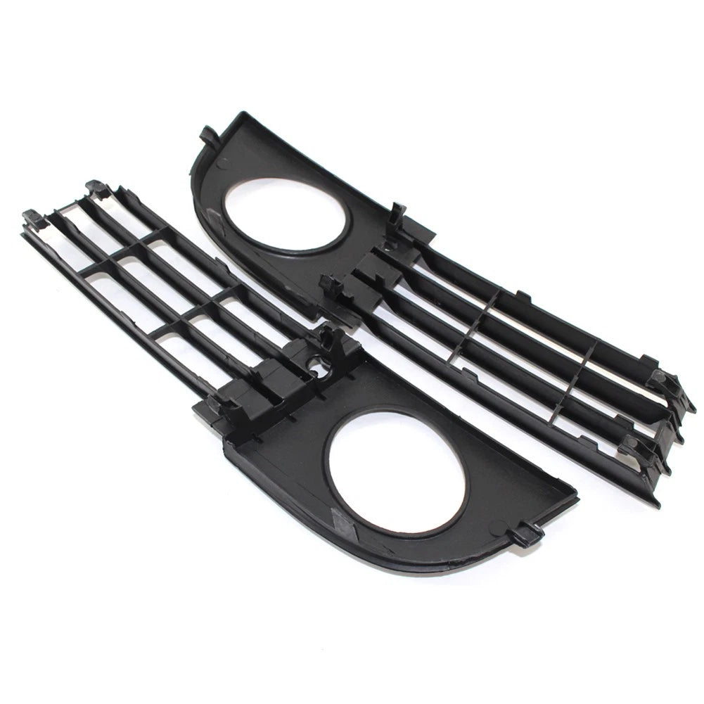 Front Bumper Fog Light Grille Covers for Audi A6 C5 (2002-2005)