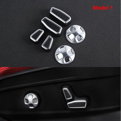 Seat Adjustment Buttons Cover Cap Trim For Alfa Romeo Giulia Stelvio 2017-2018