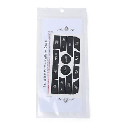 Replacement Climate Control Button Stickers for 2009-2015 BMW 5 Series