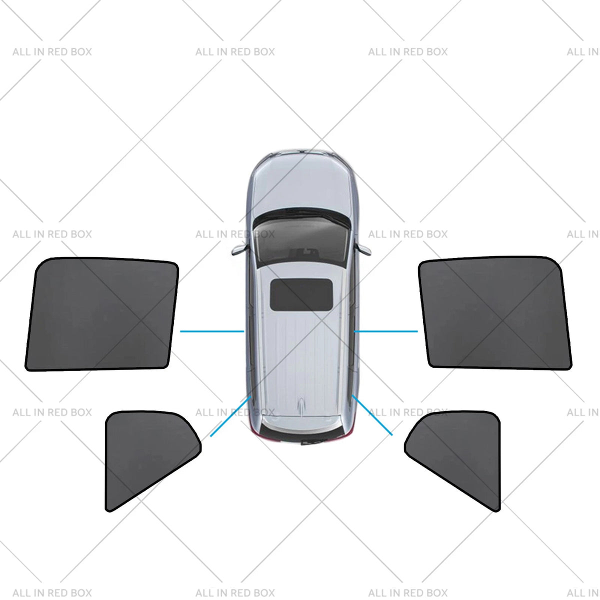 Magnetic Mesh Sun Blind Shades for Volvo XC40 (2018-2024)