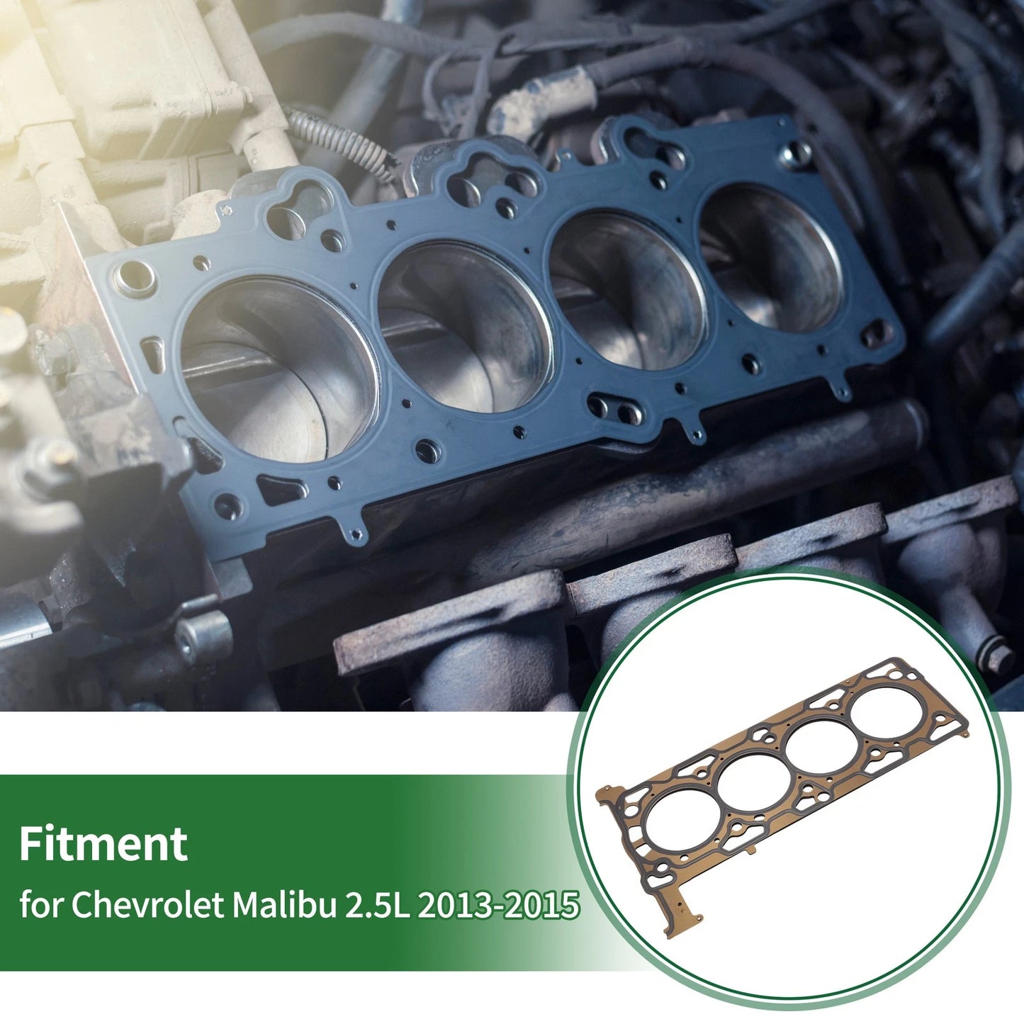 2x Cylinder Head Gasket for Chevrolet Malibu 2.5L (2013 - 2015)