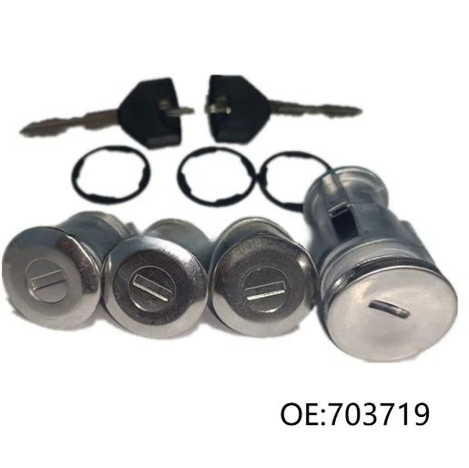 Ignition Lock Cylinder 2 x for Jeep Wrangler TJ (1998–2001)