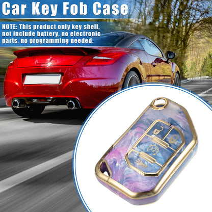 4 Button Remote Key Fob Cover Shell for Jeep Wrangler JL JLU (2018-2023)