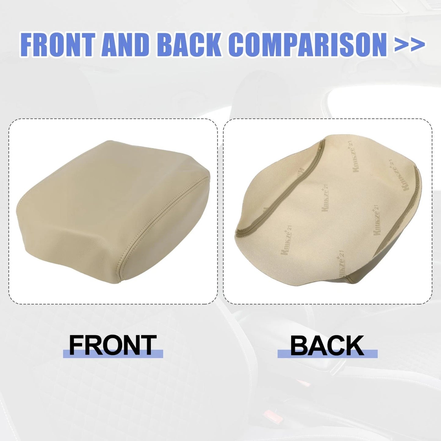 Center Console Lid Armrest Cover for Honda Pilot (2009-2015) Beige