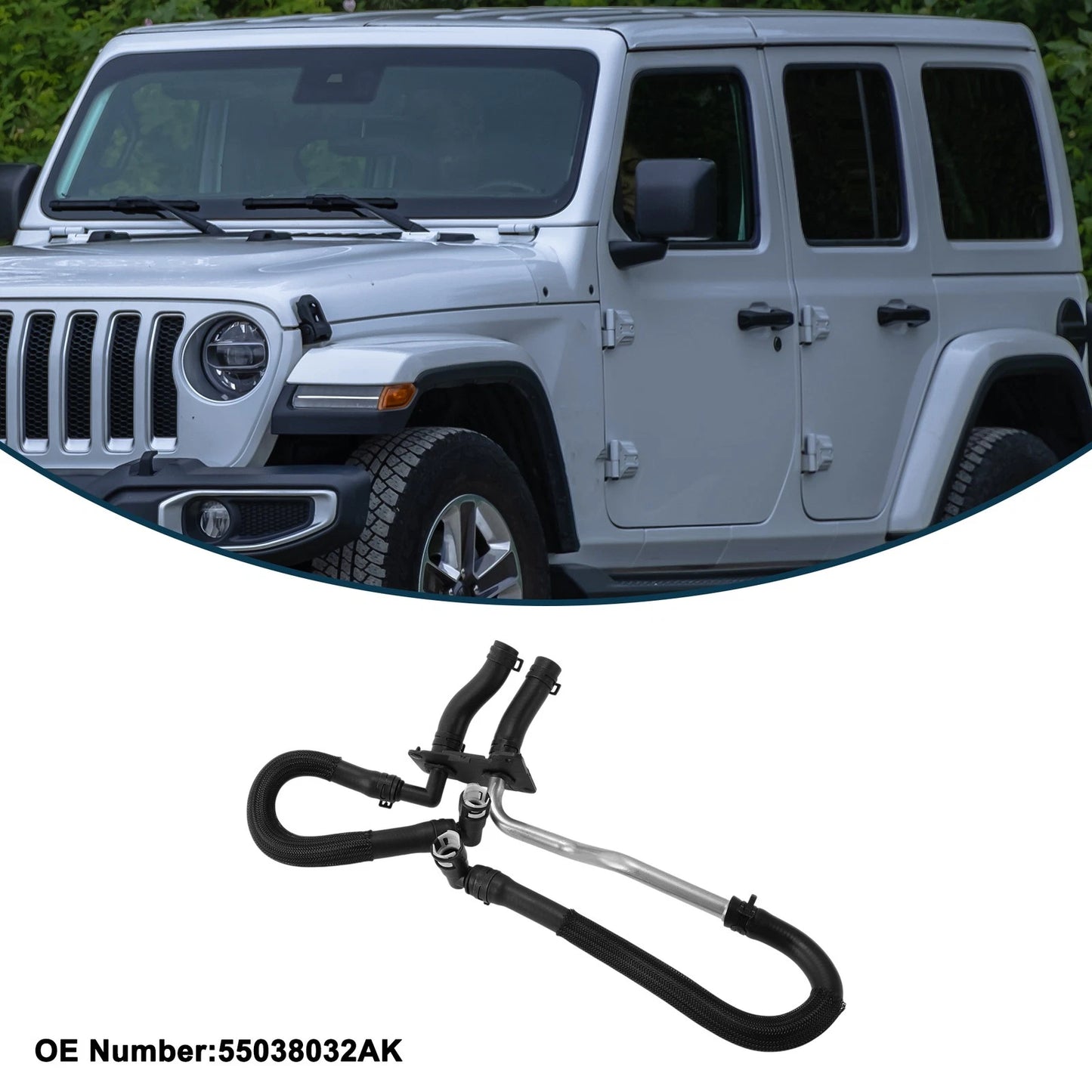 Radiator Hose Rubber Heating Water Pipe for Dodge Durango (2011-2014)