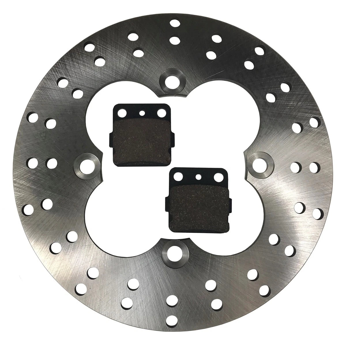 Rear Disc Brake Rotor & Semi-Metallic Brake Pads for Kawasaki Mojave 250