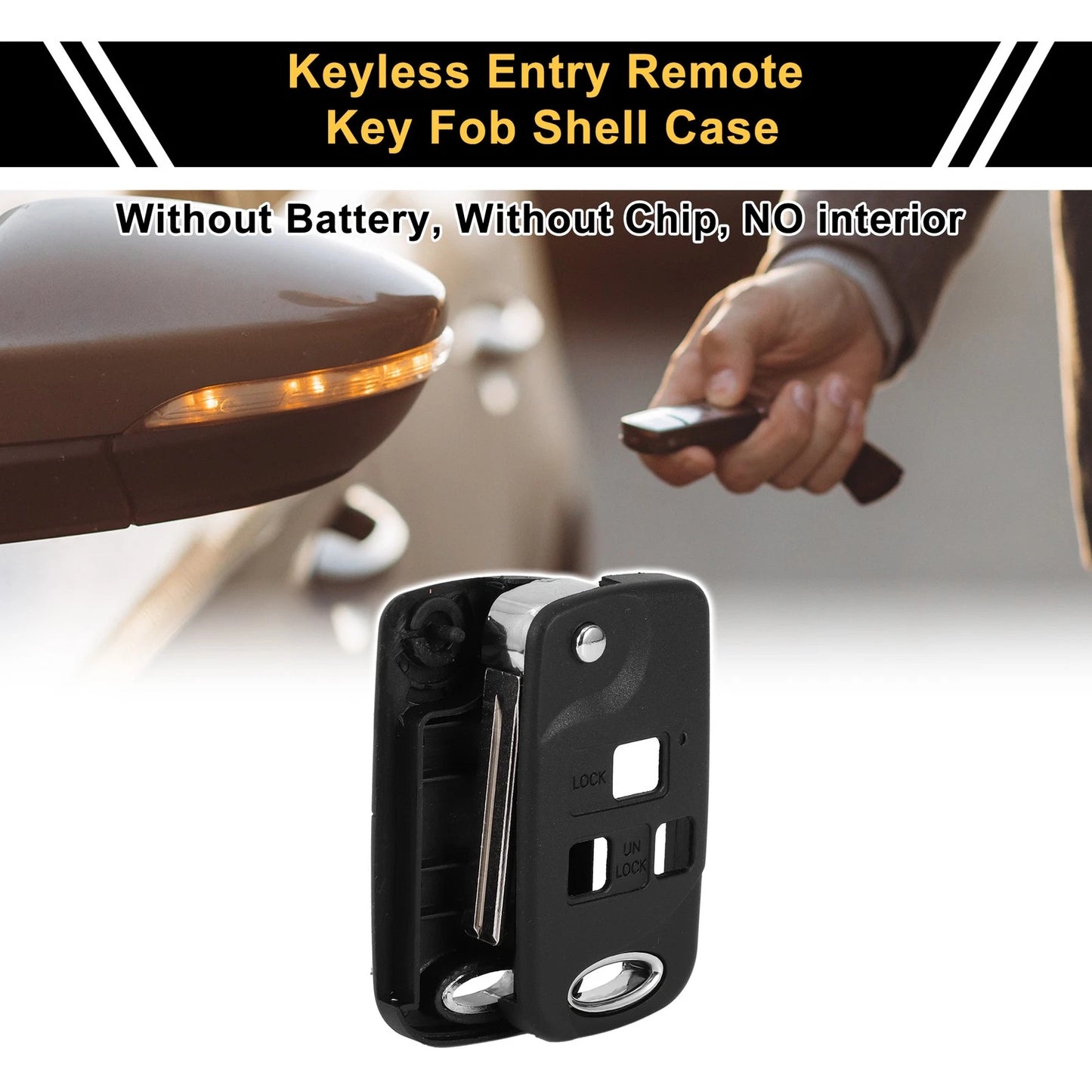 3 Button Key Fob Shell Case for Lexus RX300 (1999-2003)