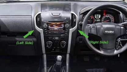 Chrome Air Vent Trim Covers for Isuzu D-Max (2012-2019)