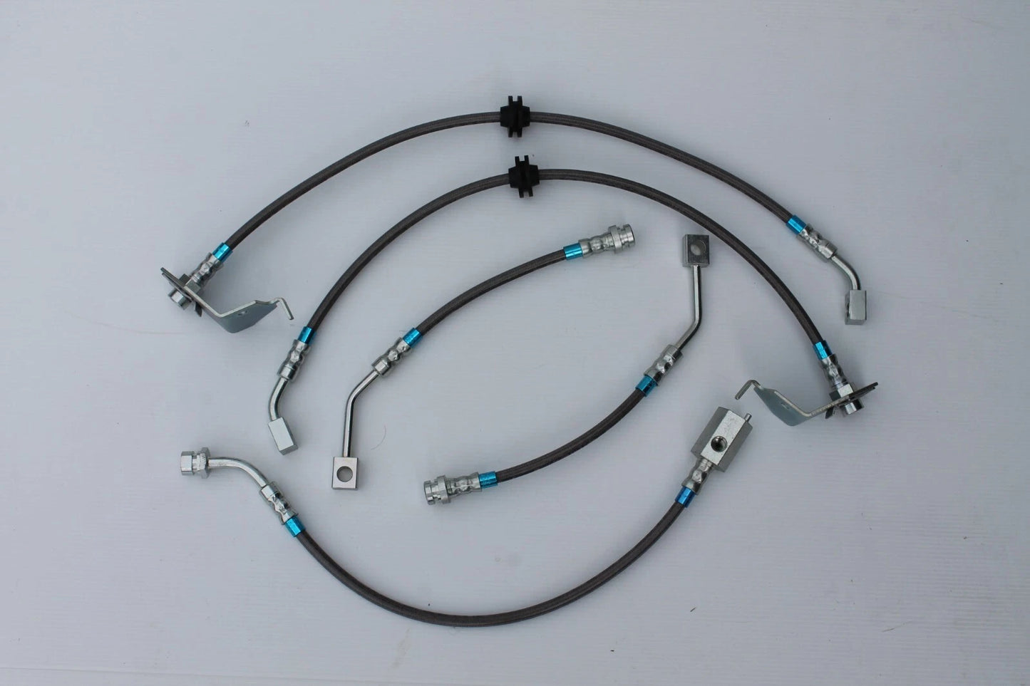 Braided Brake Hose Set for VY VZ Holden 2WD Crewman (2002-2007)