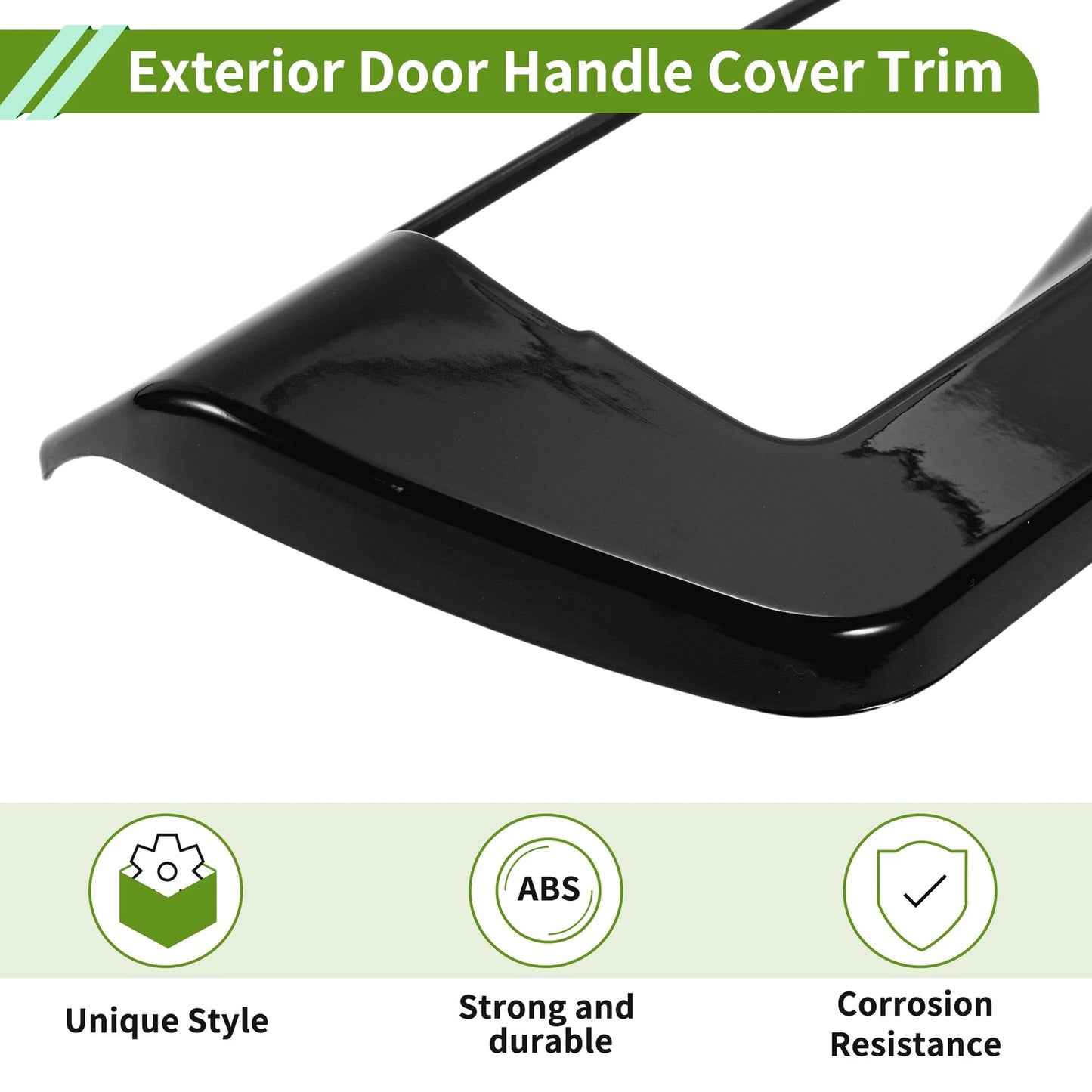 Gloss Black Exterior Trim Tailgate for Ford F150 (2015-2020)