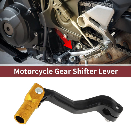 Folding Gear Shifter Lever for Kayo T2 Black Lever Gold Tone Head