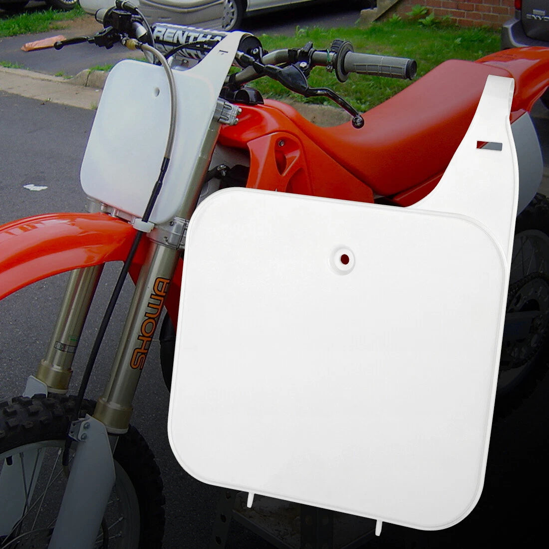 Front Number Plate for Honda CR125 CR250 CR500 (1988–1989)