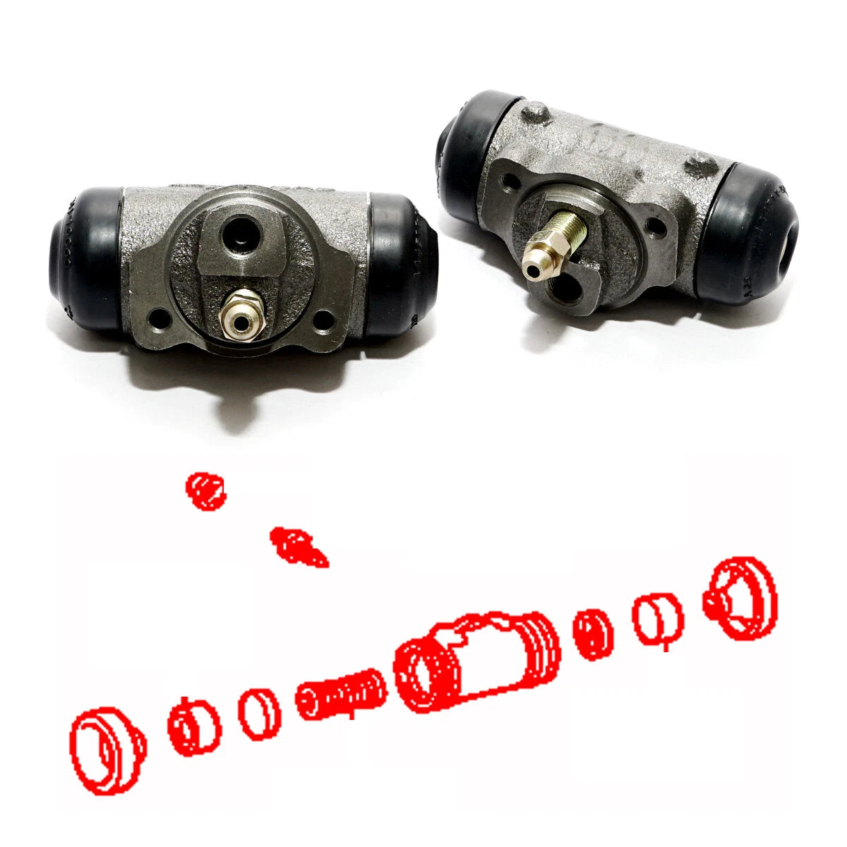 15/16 Rear Brake Cylinder for Toyota Crown GS130 JZS130 YS130 Sedan 1987-1999