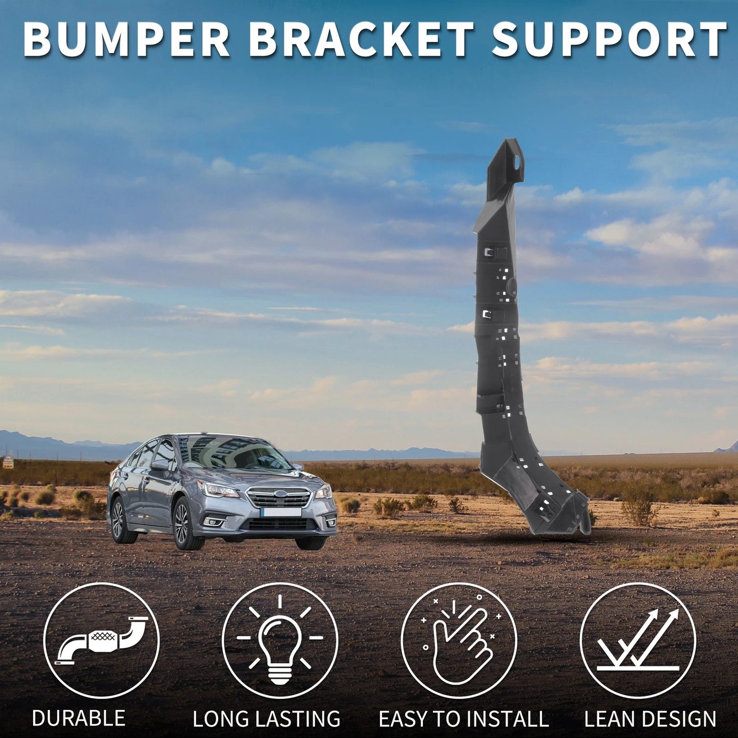 Left Front Bumper Retainer Bracket for Subaru Legacy (2010-2014)