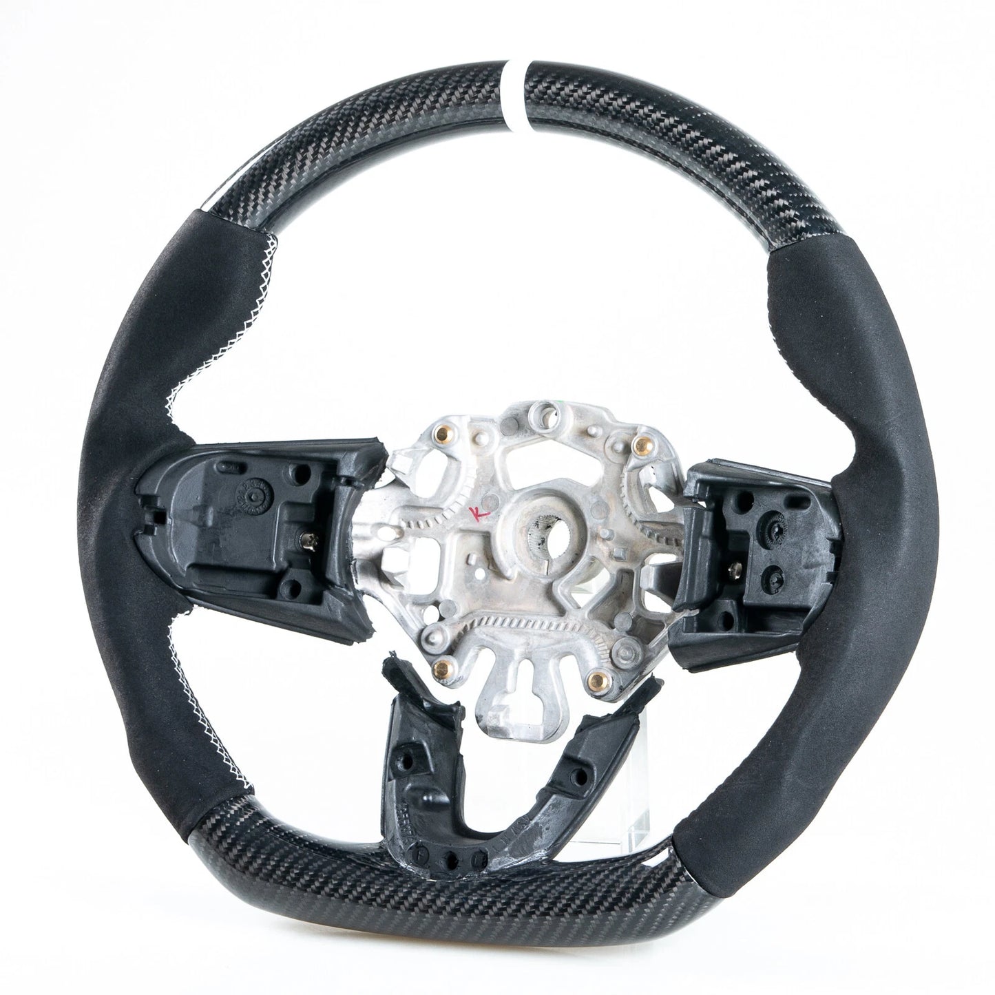 Flat Bottom Carbon Suede Steering Wheel for Mini F54 F55 F56 F57 F60 F61 (2014-2023)