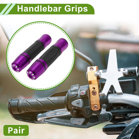 Grips / 7/8" 22mm / Aluminum Alloy Purple Hand Grips for Motorcycle